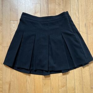 Hollister Black Pleated Skirt